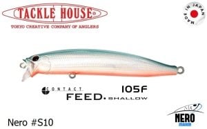 Tackle House Feed Shallow 105F #Nero S10