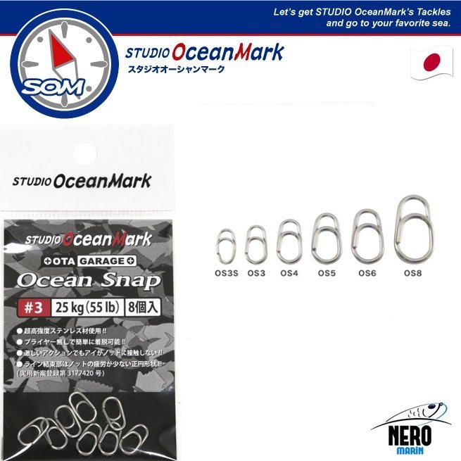 SOM Ocean Snap 0S3 8Pcs. 25Kg 55Lb