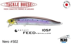 Tackle House Feed Shallow 105F #Nero S02