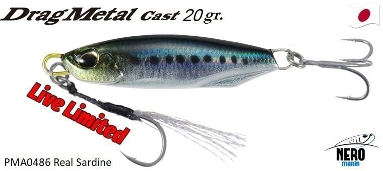 Duo Drag Metal Cast Jig 20Gr. PMA0486 Real Sardine