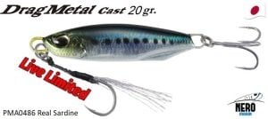 Duo Drag Metal Cast Jig 20Gr. PMA0486 Real Sardine