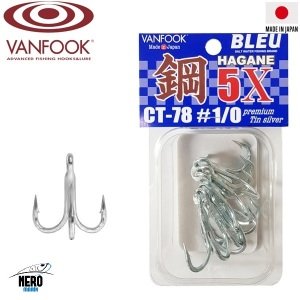 Vanfook 3' lü 5X Güçlü İğne CT-78 #1/0 (6 pcs./pack)