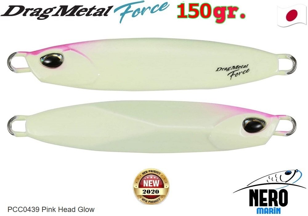 Duo Drag Metal Force Jig 150gr. PCC0509 Pink Head Glow