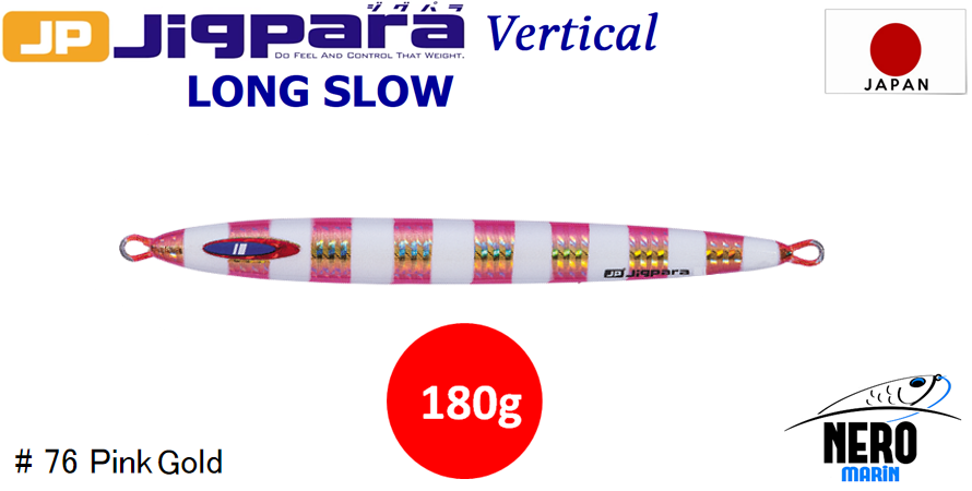 MC Jigpara Vertical Long Slow JPVLS-180gr #76 Pink Gold