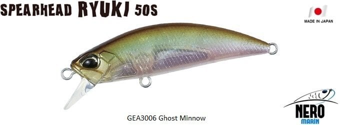 Spearhead Ryuki 50S  GEA3006 / Ghost Minnow