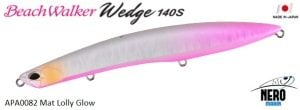 Duo Beach Walker Wedge 140S APA0082 Mat Lolly Glow