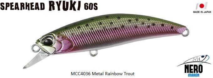Spearhead Ryuki 60S MCC4036 / Metal Rainbow Trout