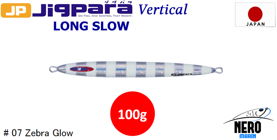 MC Jigpara Vertical Long Slow JPVLS-100gr #07 Zebra Glow