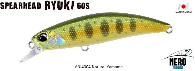Spearhead Ryuki 60S ANI4004 / Natural Yamame