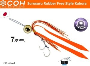 COH Kabura Slider Tai Rubber Jig 7gr. GD