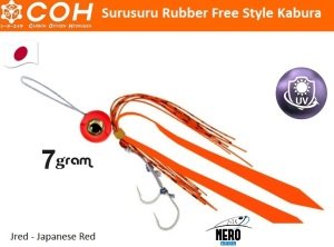 COH Kabura Slider Tai Rubber Jig 7gr. Jred