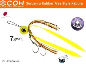 COH Kabura Slider Tai Rubber Jig 7gr. CL