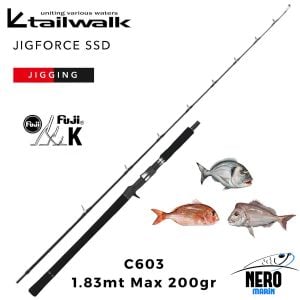Tailwalk SSD Jig Force C603 1.83mt. / Max. 200gr.