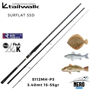 Tailwalk SSD Surflat S112MH-P3 3.40mt 15-55gr.