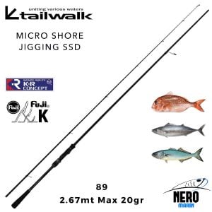 Tailwalk SSD Micro Shore Jigging Kamış 89 2.67mt. / Max. 20gr.