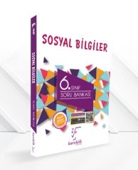 6.Sınıf Sosyal Bilgiler Soru Bankası Karekök Yayınları