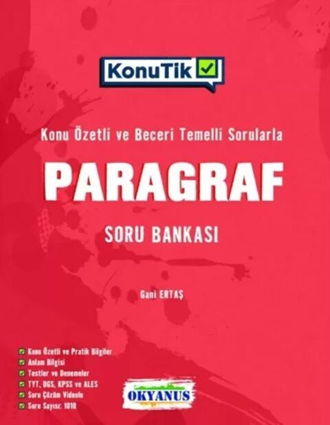 Okyanus Tüm Adaylar İçin Paragraf KonuTik Konu Özetli Soru Bankası