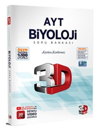 AYT Biyoloji 3D Soru Bankası 3D Yayınları