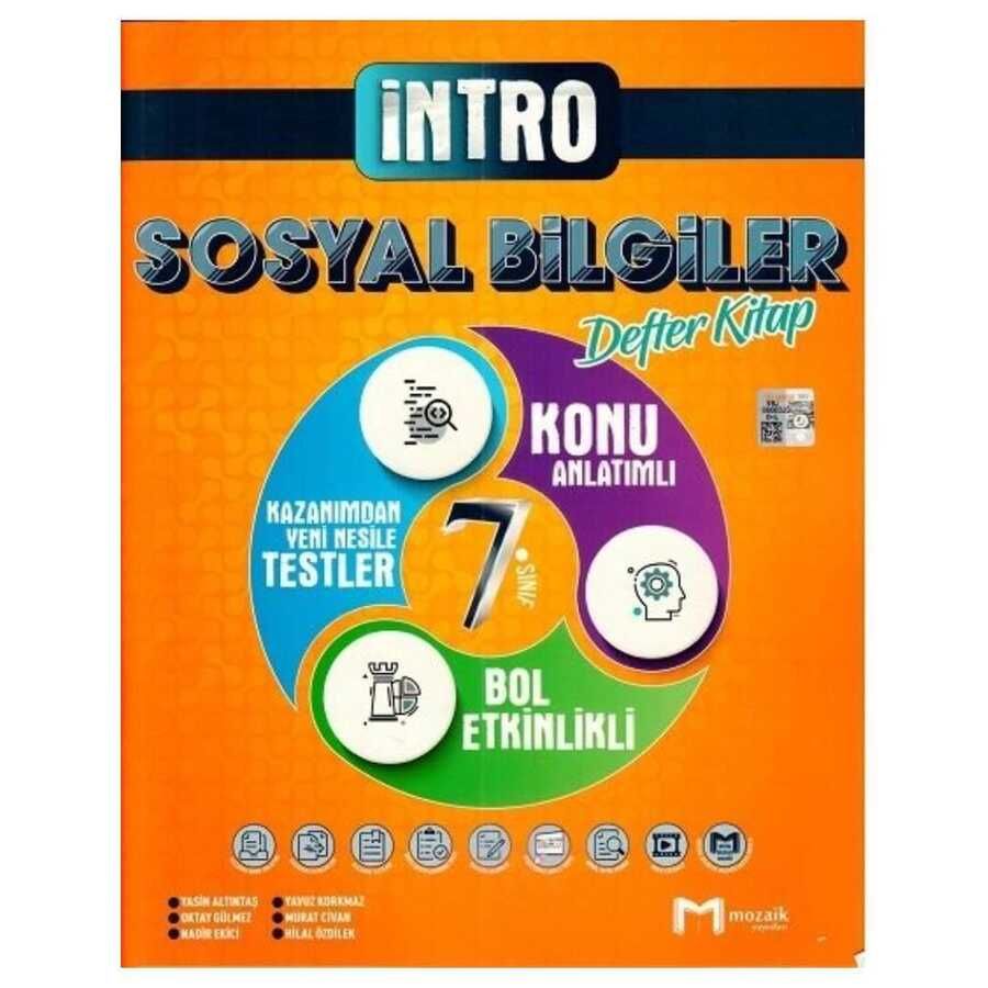 Mozaik Yayınları 7. Sınıf Sosyal Bilgiler Defter Kitap