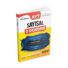 AYT Sayısal 3 Deneme Matematik-Fen Bilimleri Miray Yayınları
