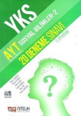 Nitelik Yayınları AYT Sosyal Bilimler 2 20 Deneme Sınavı