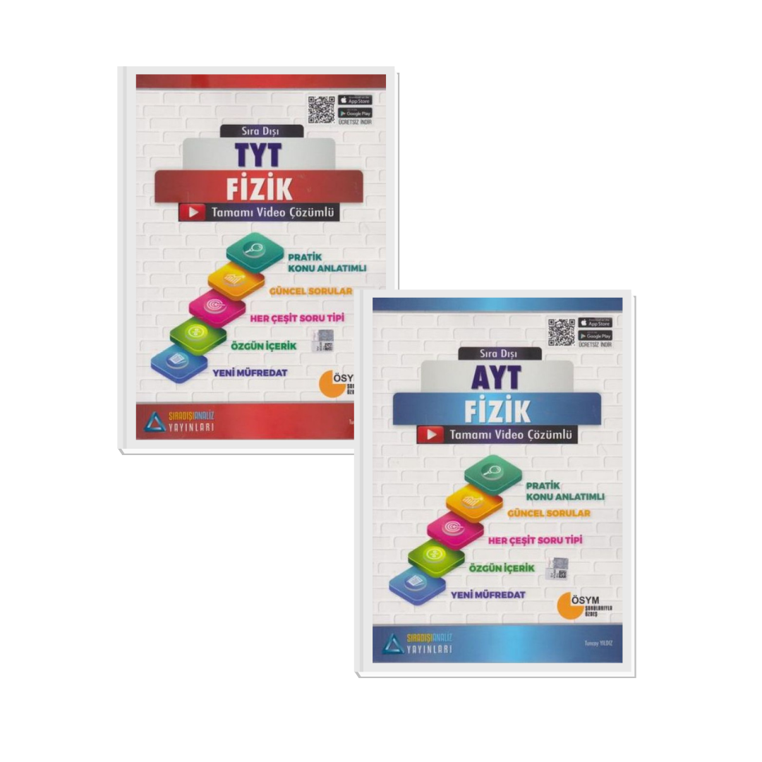 TYT AYT Fizik Seti Sıradışı Analiz Yayınları