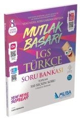 8.Sınıf Mutlak Başarı LGS Tükçe Soru Bankası Muba Yayınları