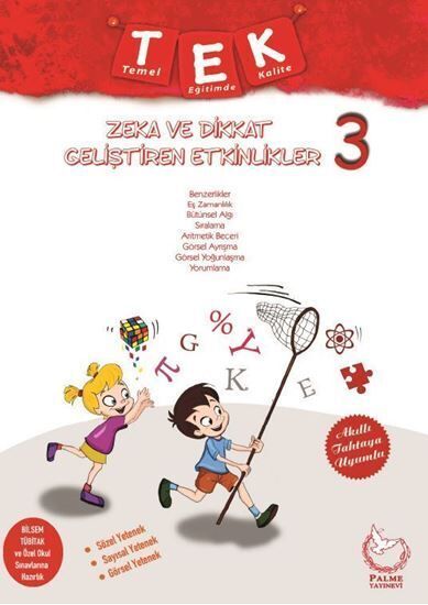 Palme Yayınları 3. Sınıf Tek Zeka ve Dikkat Geliştiren Etkinlikler