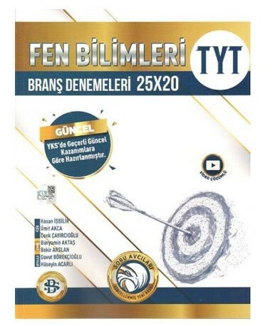 Bilgi Sarmal Yayınları TYT Fen Bilimleri 25 x 20 Branş Denemeleri