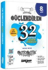 8.Sınıf Güçlendiren 32 Haftalık Matematik Kazanım Denemeleri Ankara Yayıncılık