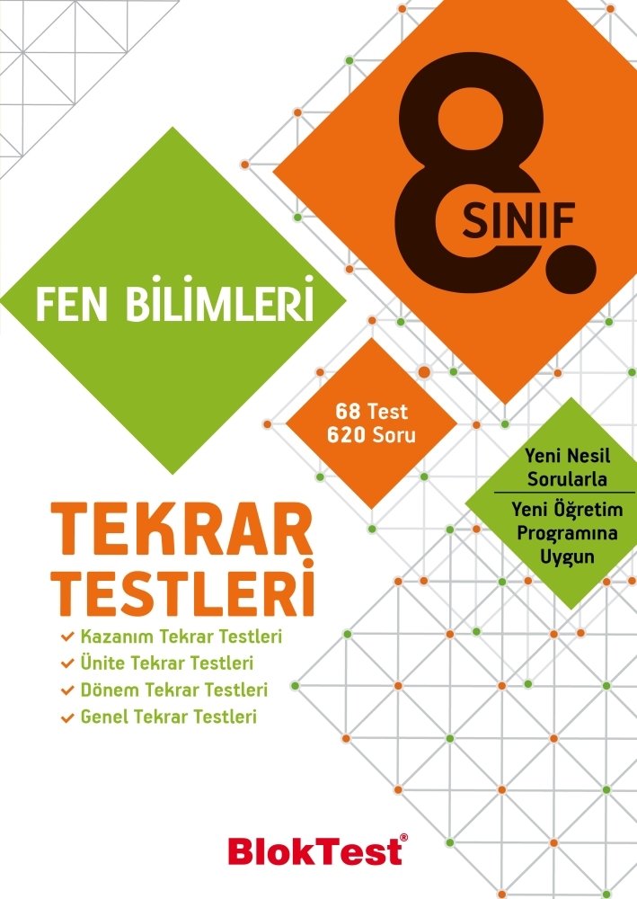 8.Sınıf Fen Bilimleri Tekrar Testleri Tudem Yayınları