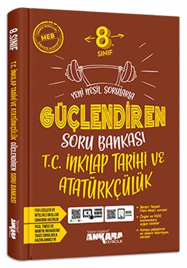 8. Sınıf İnkılap Tarihi Güçlendiren Soru Bankası Ankara Yayıncılık