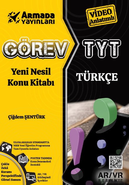 TYT  Türkçe Görev Yeni Nesil Konu Kitabı Armada Yayınları
