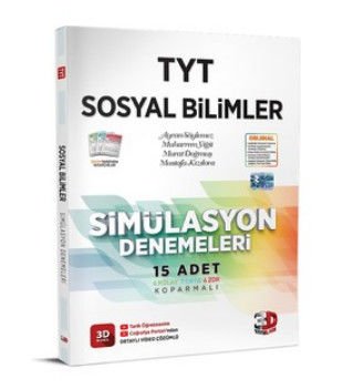 2023 TYT Sosyal Bilimler Tamamı Video Çözümlü Simülasyon Denemeleri 3D Yayınları