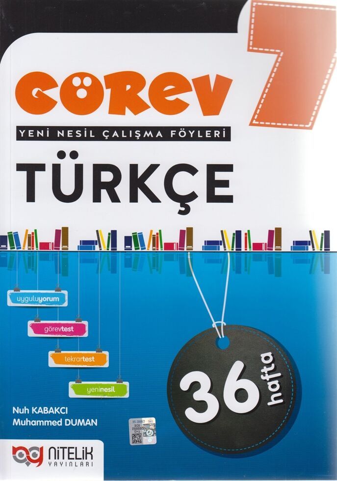 Nitelik Yayınları 7. Sınıf Türkçe Görev Yeni Nesil Çalışma Föyleri