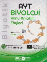 Biyotik Yayınları AYT Biyoloji Konu Anlatım Föyleri