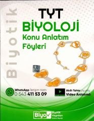 Biyotik Yayınları TYT Biyoloji Konu Anlatım Föyleri