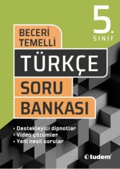 5.Sınıf Türkçe Beceri Temelli Soru Bankası Tudem Yayınları