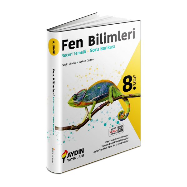 8. Sınıf Fen Bilimleri Beceri Temelli Soru Bankası Aydın Yayınları