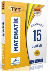 TYT Matematik Video Çözümlü 15 Deneme Paraf Yayınları