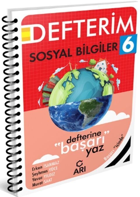 6. Sınıf Sosyalimo Sosyal Bilgiler Defterim Arı Yayınları