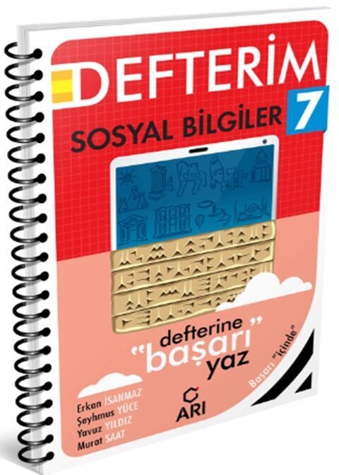 7. Sınıf Sosyalimo Sosyal Bilgiler Defterim Arı Yayınları