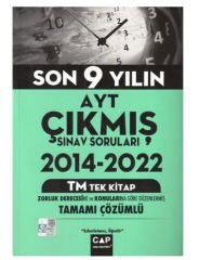 Çap Yayınları AYT Tek Kitap TM Son 9 Yılın Çıkmış Soruları