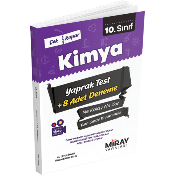 10. Sınıf Kimya Yaprak Testler Miray Yayınları