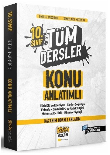 2022 10. Sınıf Tüm Dersler Konu Anlatım Benim Hocam Yayınları