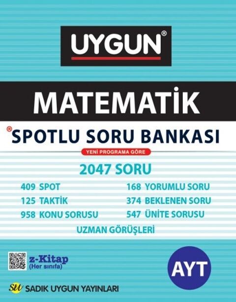 Sadık Uygun Yayınları AYT Matematik Spotlu Soru Bankası