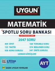 Sadık Uygun Yayınları AYT Matematik Spotlu Soru Bankası
