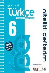 Nitelik Yayınları 6. Sınıf Türkçe Nitelikli Defterim