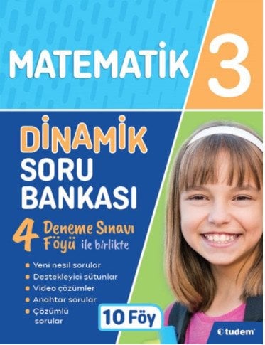 3.Sınıf Matematik Dinamik Soru Bankası Tudem Yayınları