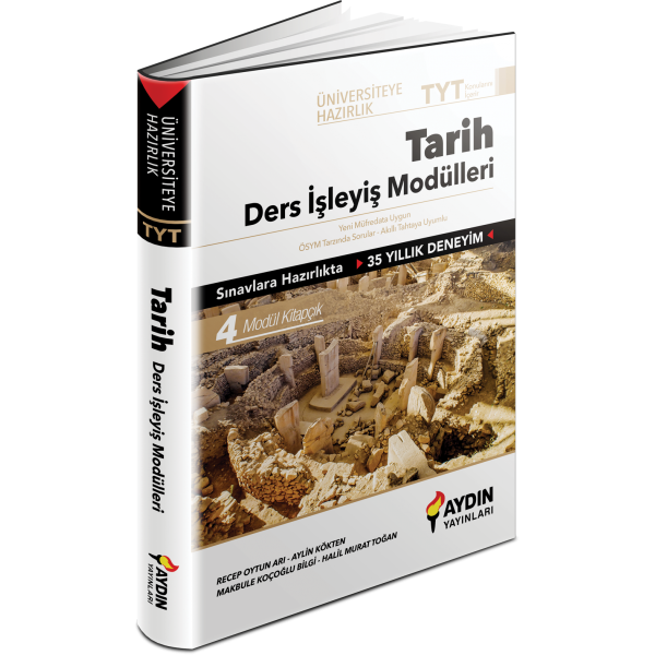 Üniversiteye Hazırlık TYT Tarih Ders İşleyiş Modülleri Aydın Yayınları